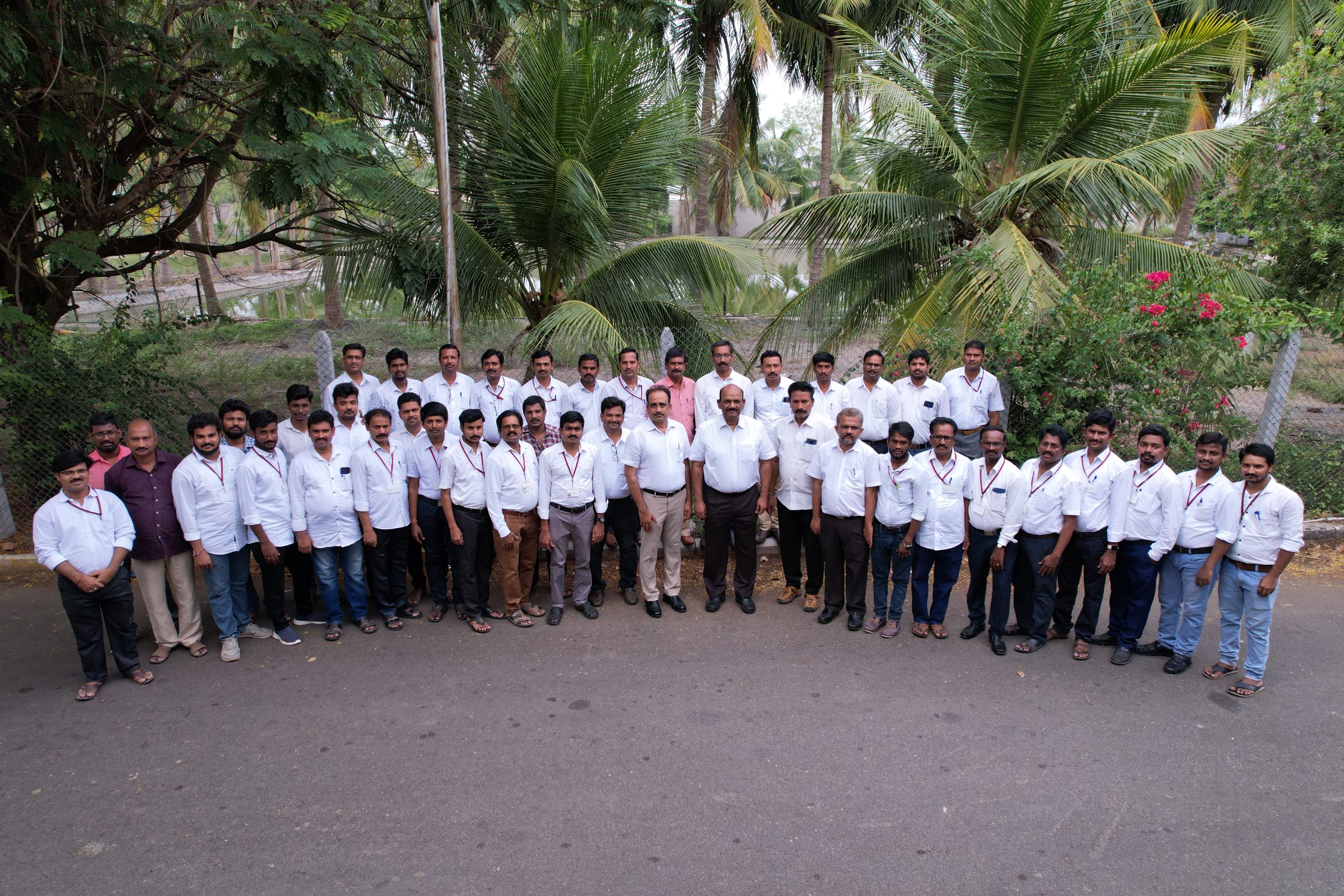 02.Staff group Photo by drone